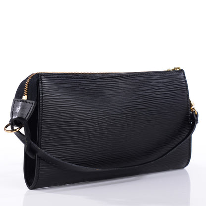 Louis Vuitton Epi Pochette Accessories 24 Black 3 of 7