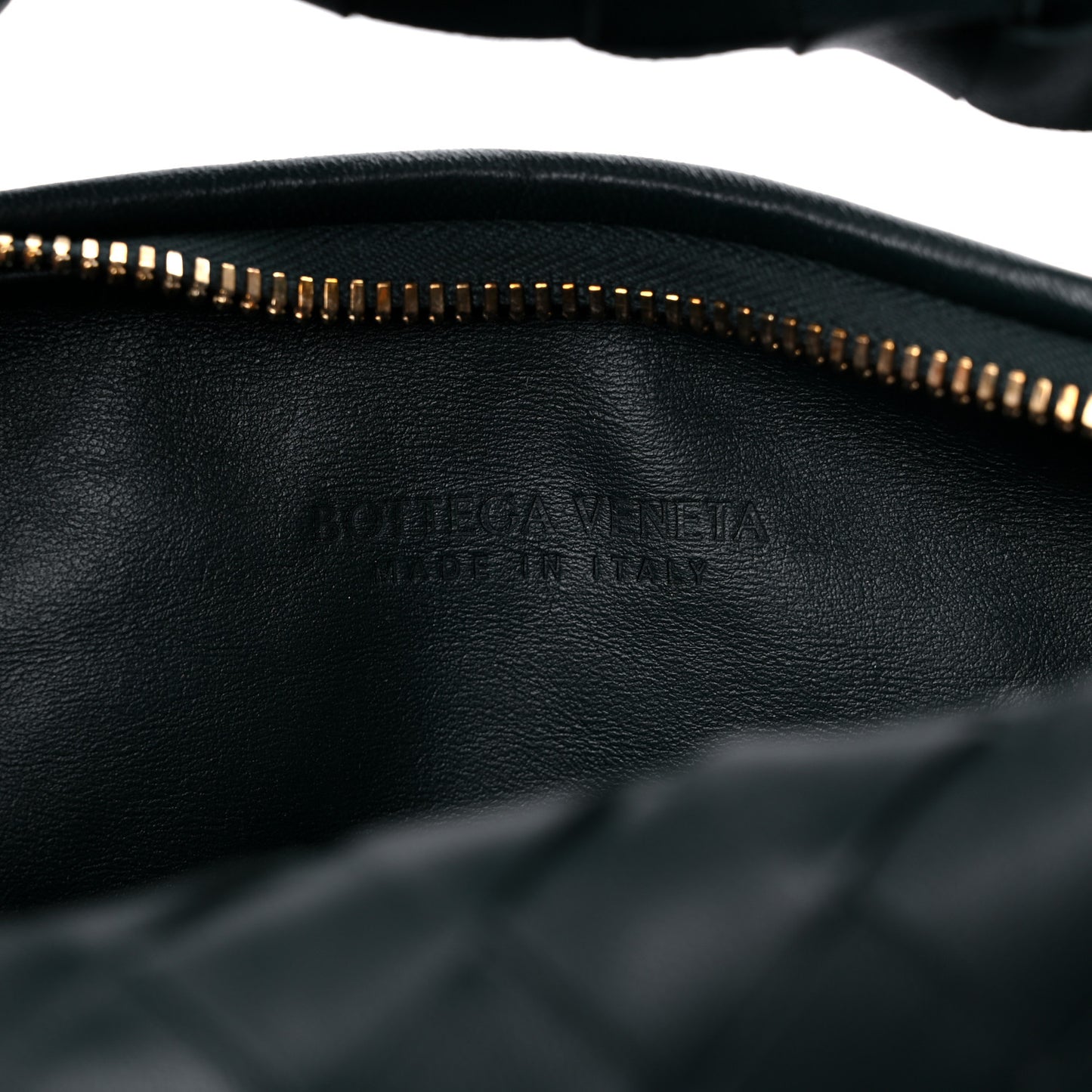 Nappa Intrecciato Mini Jodie Dark Moss