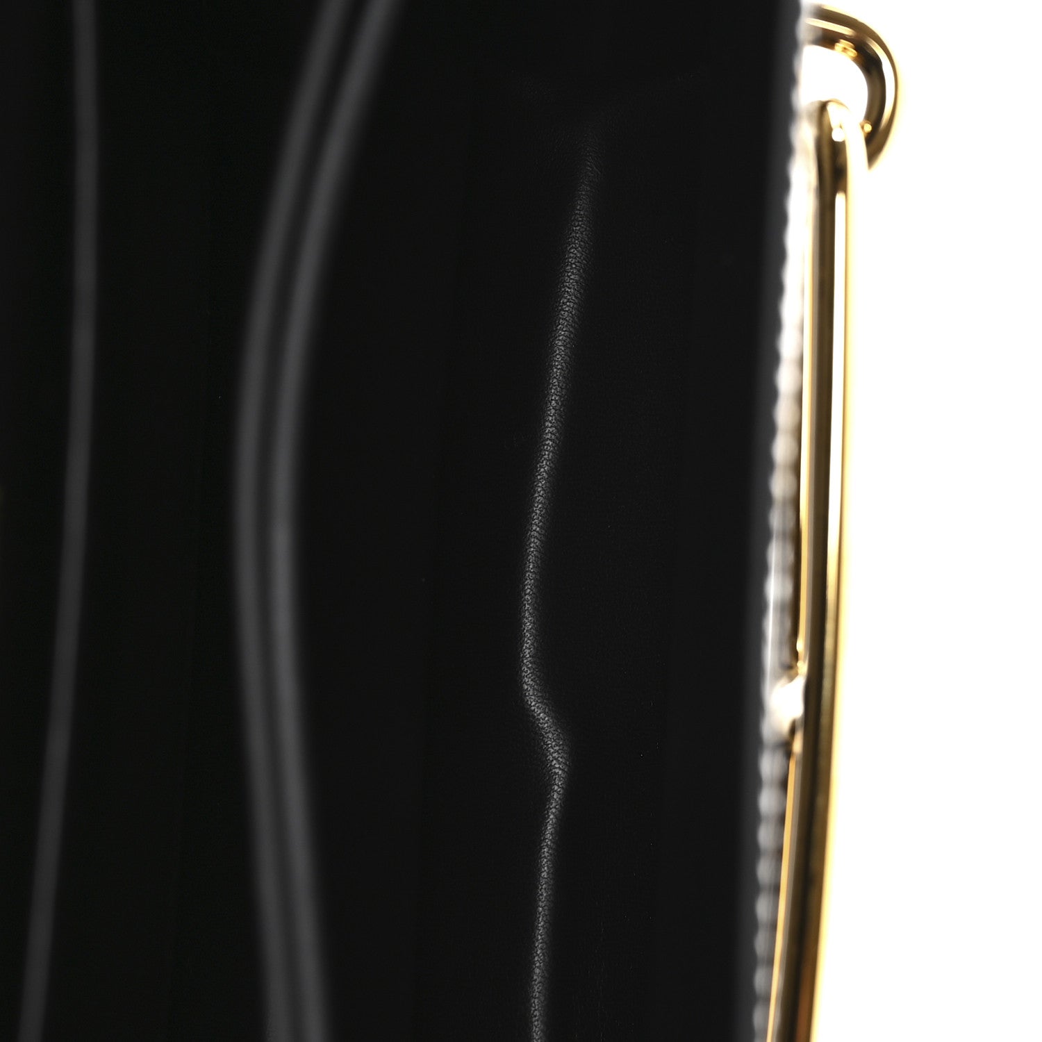 Hermes Shiny Alligator Mini Sac Roulis Black 5 of 10