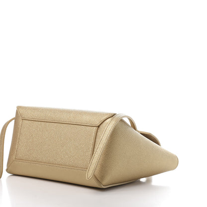 Celine Laminated Calfskin Nano Belt Bag Gold 8 of 11