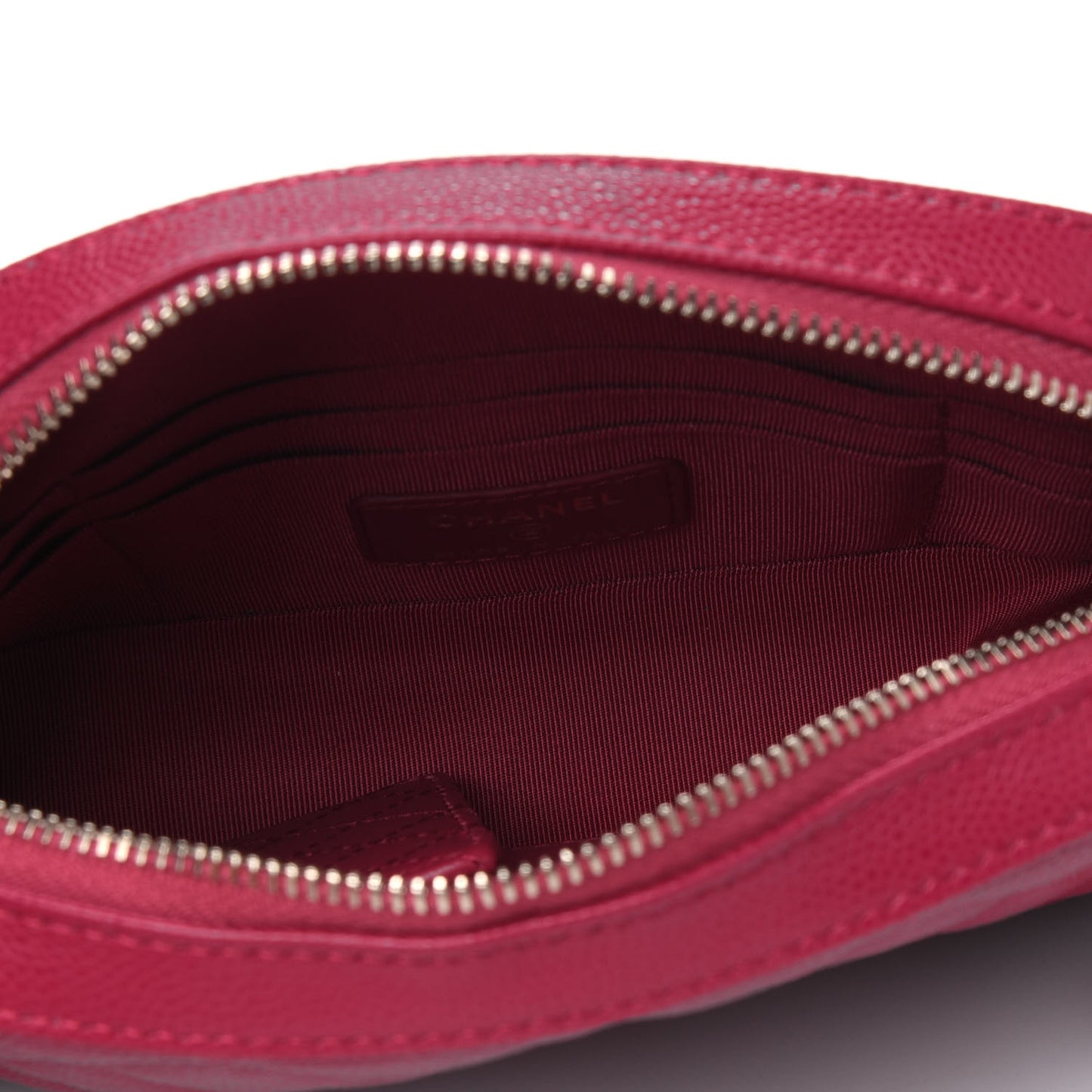 Caviar Quilted Camera Case Dark Pink