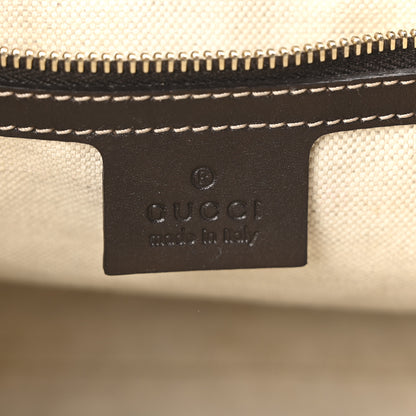 Gucci Monogram Small Lovely Heart Tote Dark Brown 6 of 10