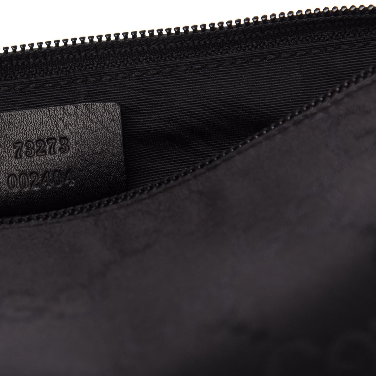 Nylon Monogram Cosmetic Pouch Black