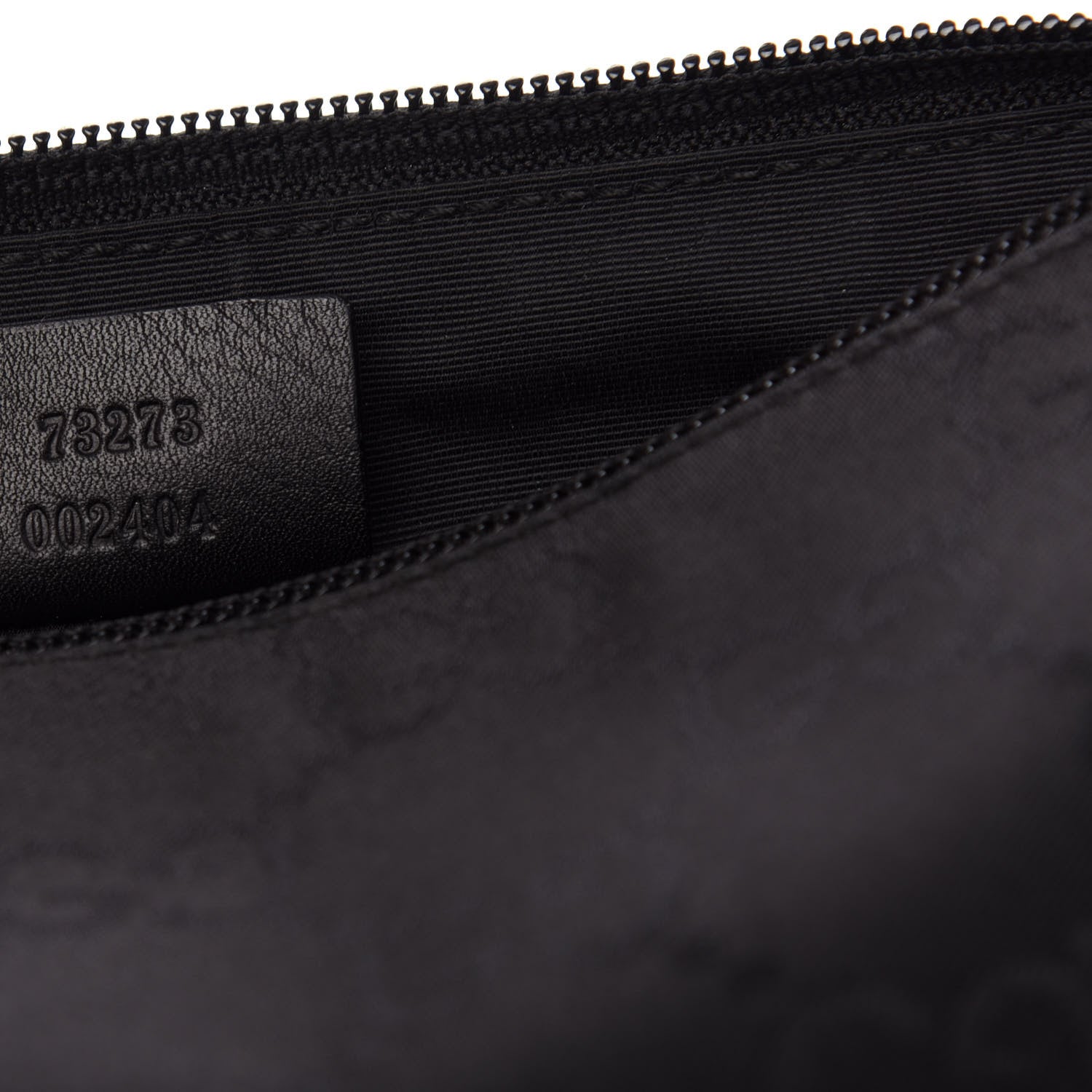 Gucci Nylon Monogram Cosmetic Pouch Black 7 of 7