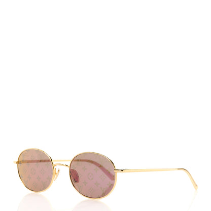 Louis Vuitton LV Bright Round Sunglasses Z2429U Pink 1 of 9