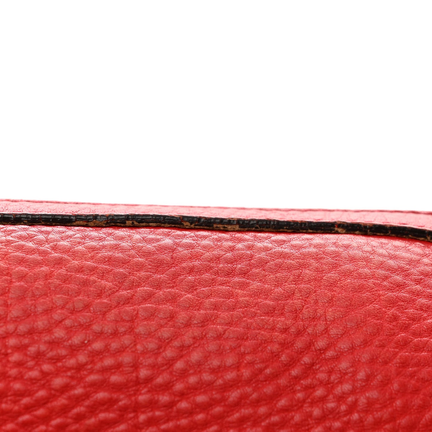Pebbled Calfskin Medium Soho Hobo Red