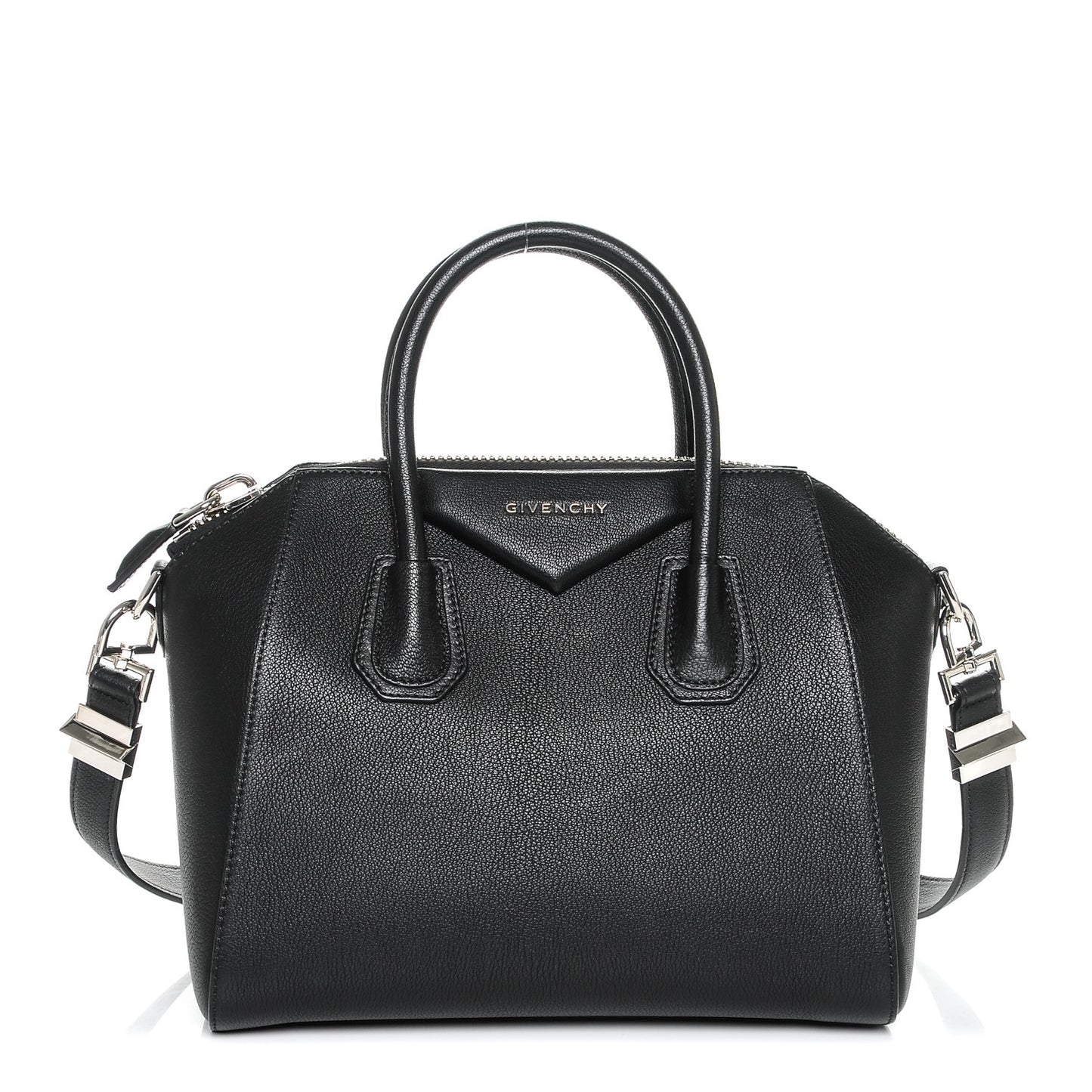 Sugar Goatskin Small Antigona Black