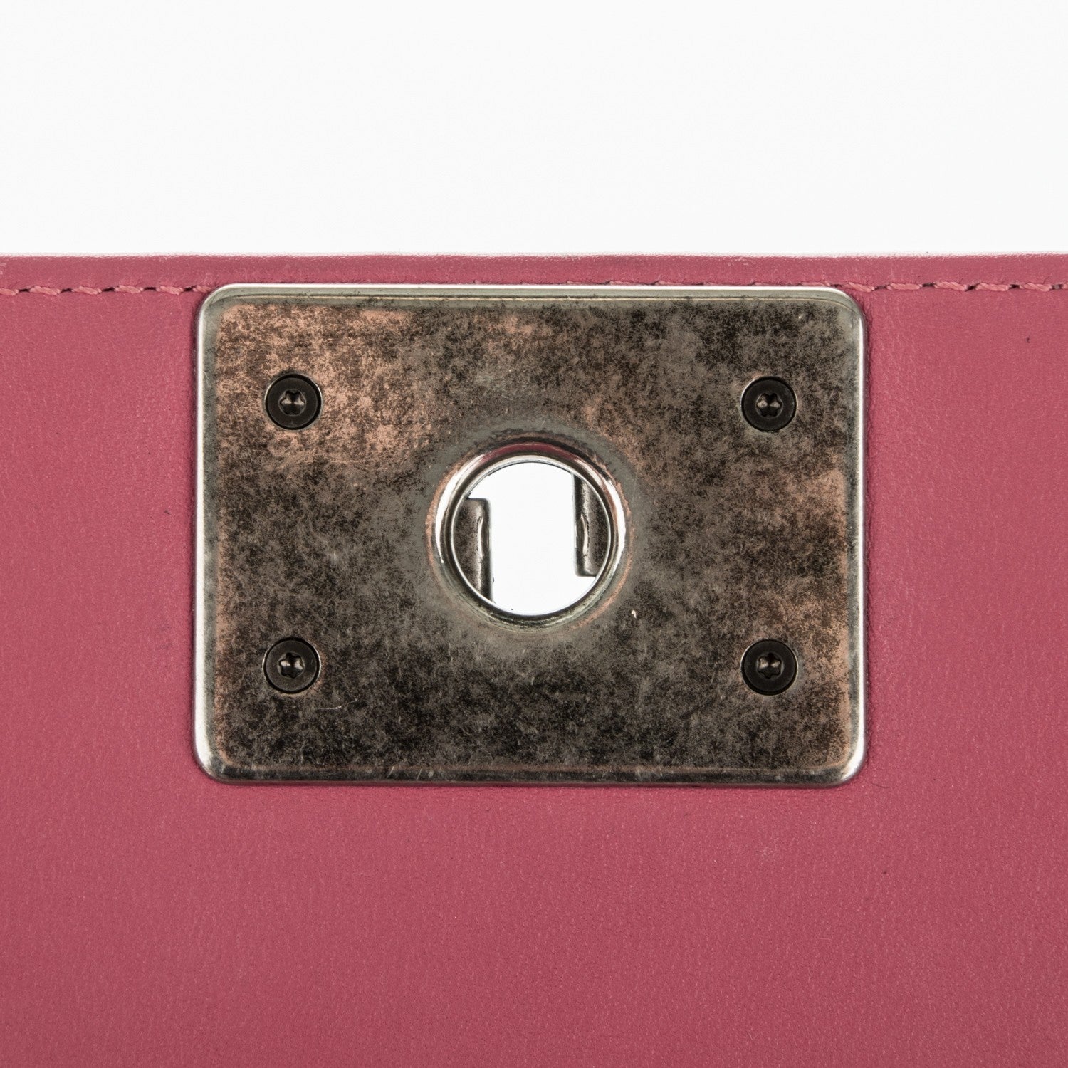 Chanel Distressed Patent Quilted Medium Boy Flap Pink 8 of 8