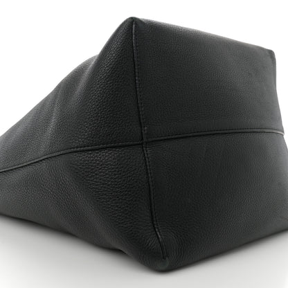 The Row Grained Calfskin Large N/S Park Tote Black 9 of 10