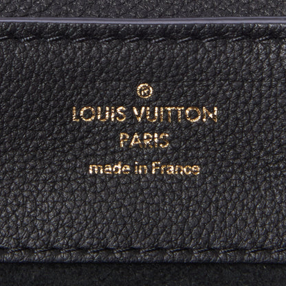 Louis Vuitton Calfskin Lockme Mini Backpack Black 9 of 9