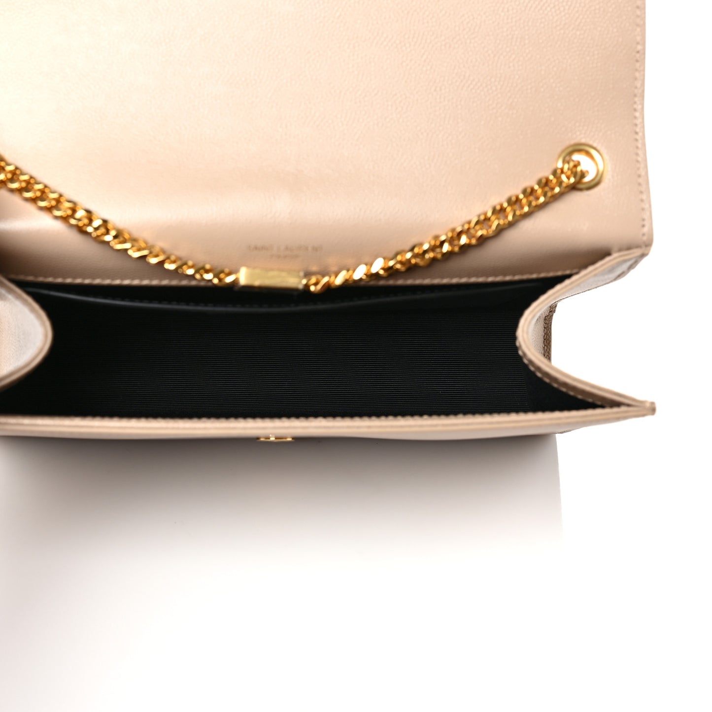 Grain De Poudre Medium Monogram Kate Satchel Dark Beige