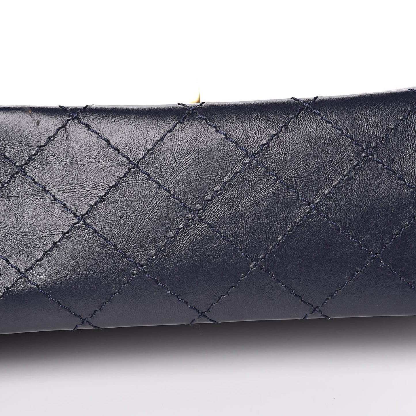 Aged Calfskin Quilted 2.55 Reissue Mini Flap Navy