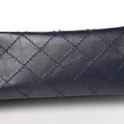 Chanel Aged Calfskin Quilted 2.55 Reissue Mini Flap Navy 10 of 12