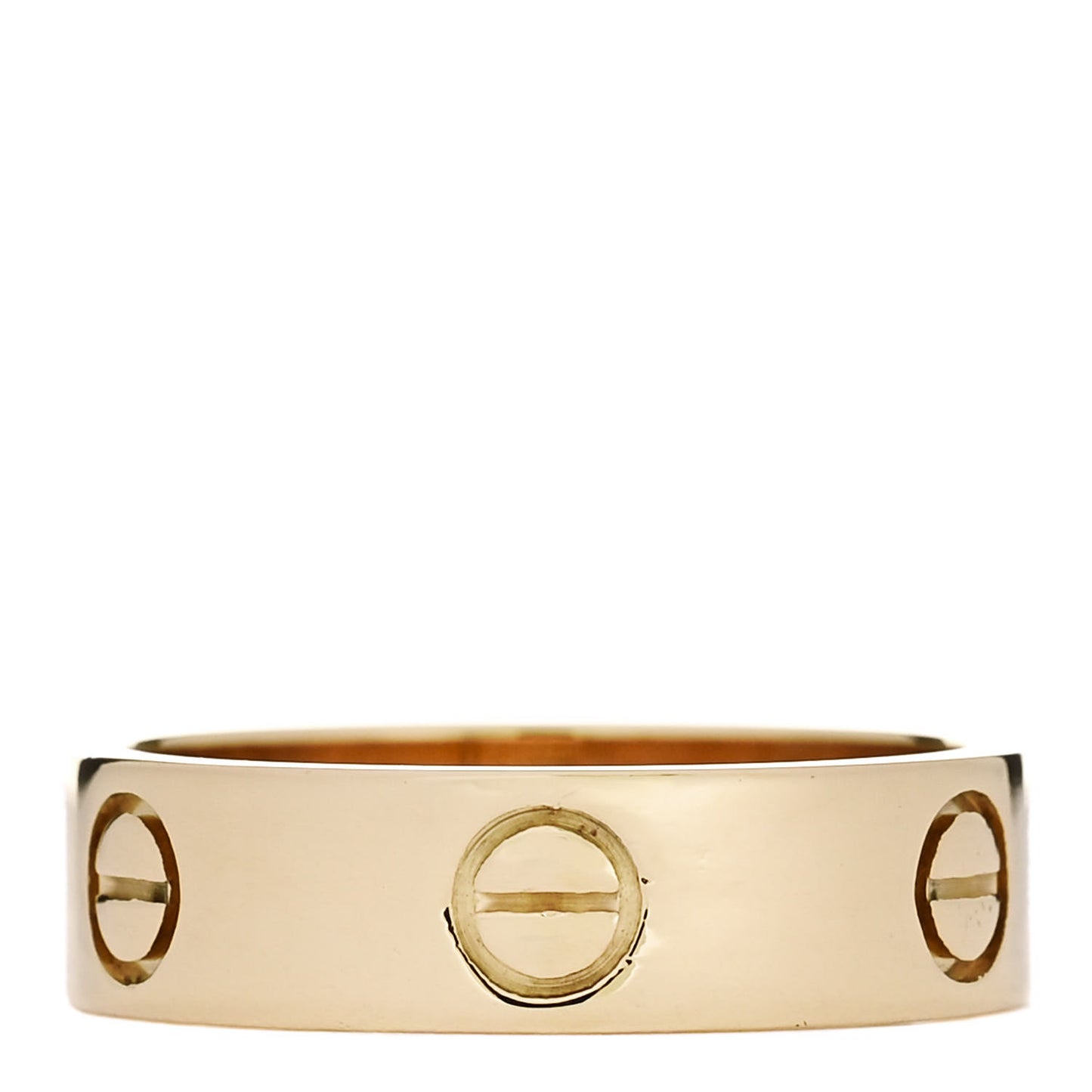 18K Yellow Gold 5.5mm LOVE Ring 55 7.25