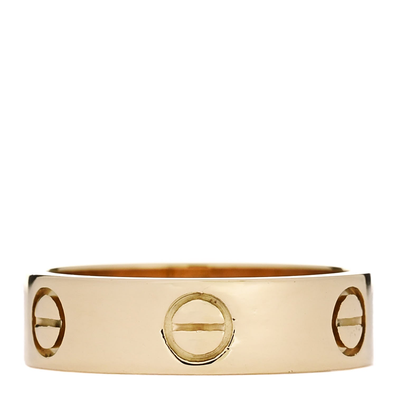 Cartier 18K Yellow Gold 5.5mm LOVE Ring 55 7.25 3 of 4