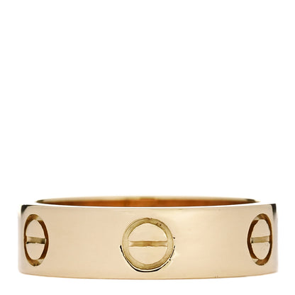 Cartier 18K Yellow Gold 5.5mm LOVE Ring 55 7.25 3 of 4