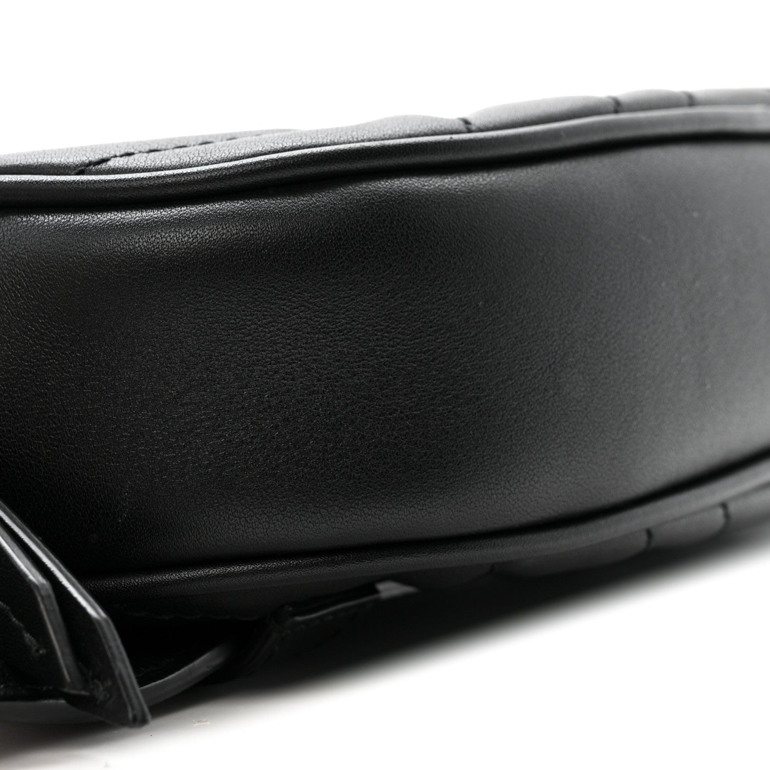 Gucci Calfskin Matelasse GG Marmont Belt Bag 85 34 Black 9 of 13