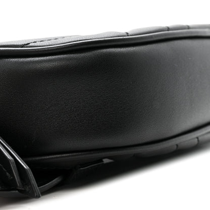 Gucci Calfskin Matelasse GG Marmont Belt Bag 85 34 Black 9 of 13