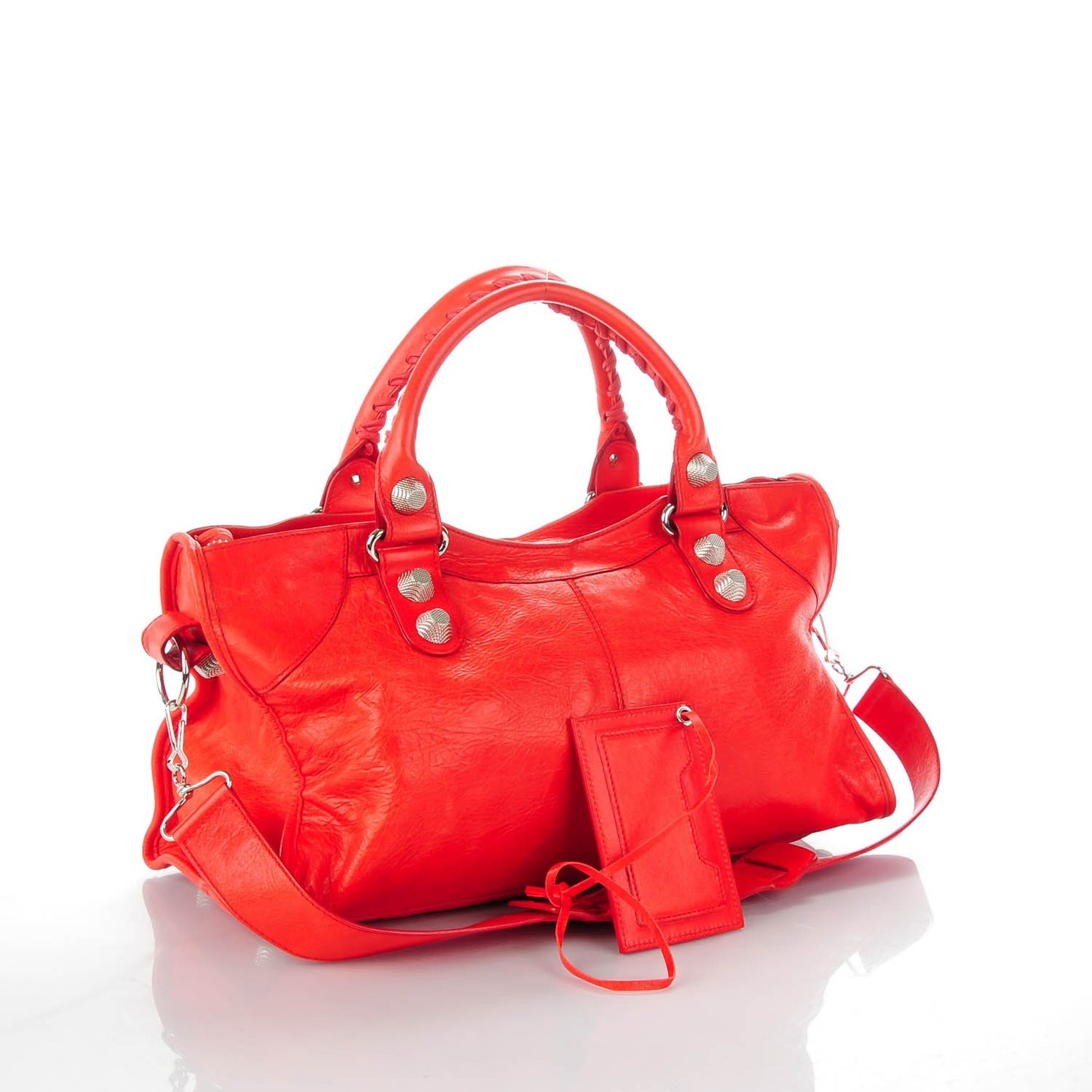Agneau Giant 21 Silver Hardware Part Time Vermillion