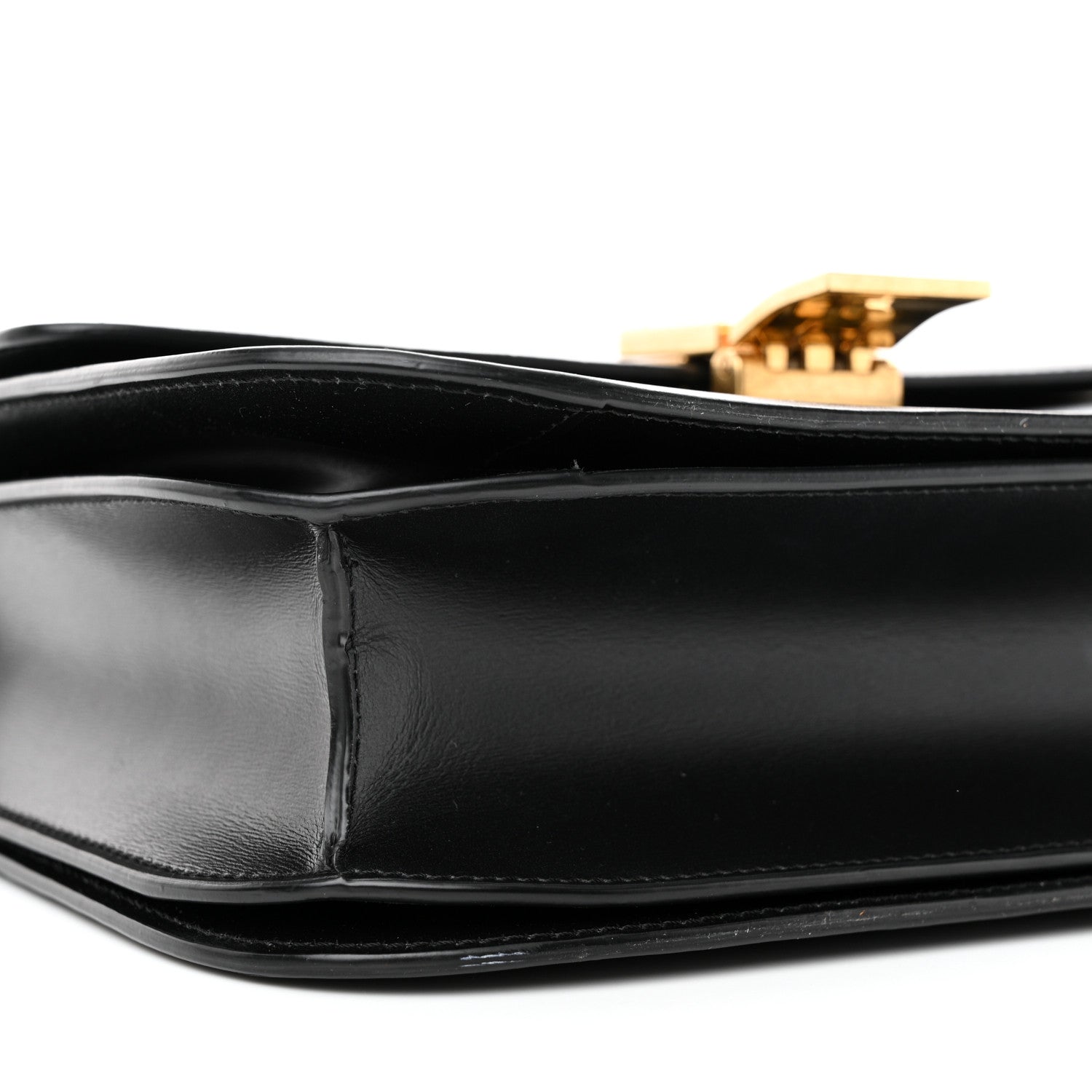Celine Box Calfskin Medium Classic Box Flap Bag Black 9 of 12