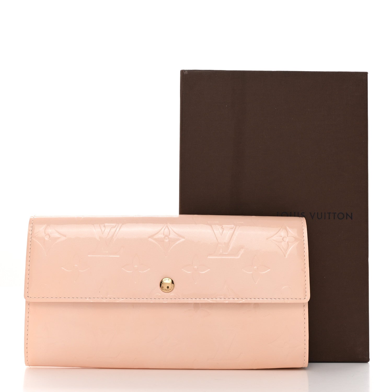 Louis Vuitton Vernis Sarah Wallet Rose Ballerine 8 of 8
