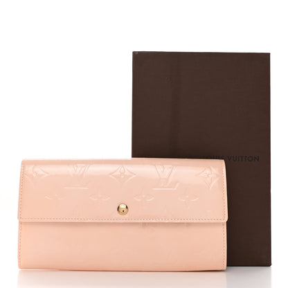 Louis Vuitton Vernis Sarah Wallet Rose Ballerine 8 of 8