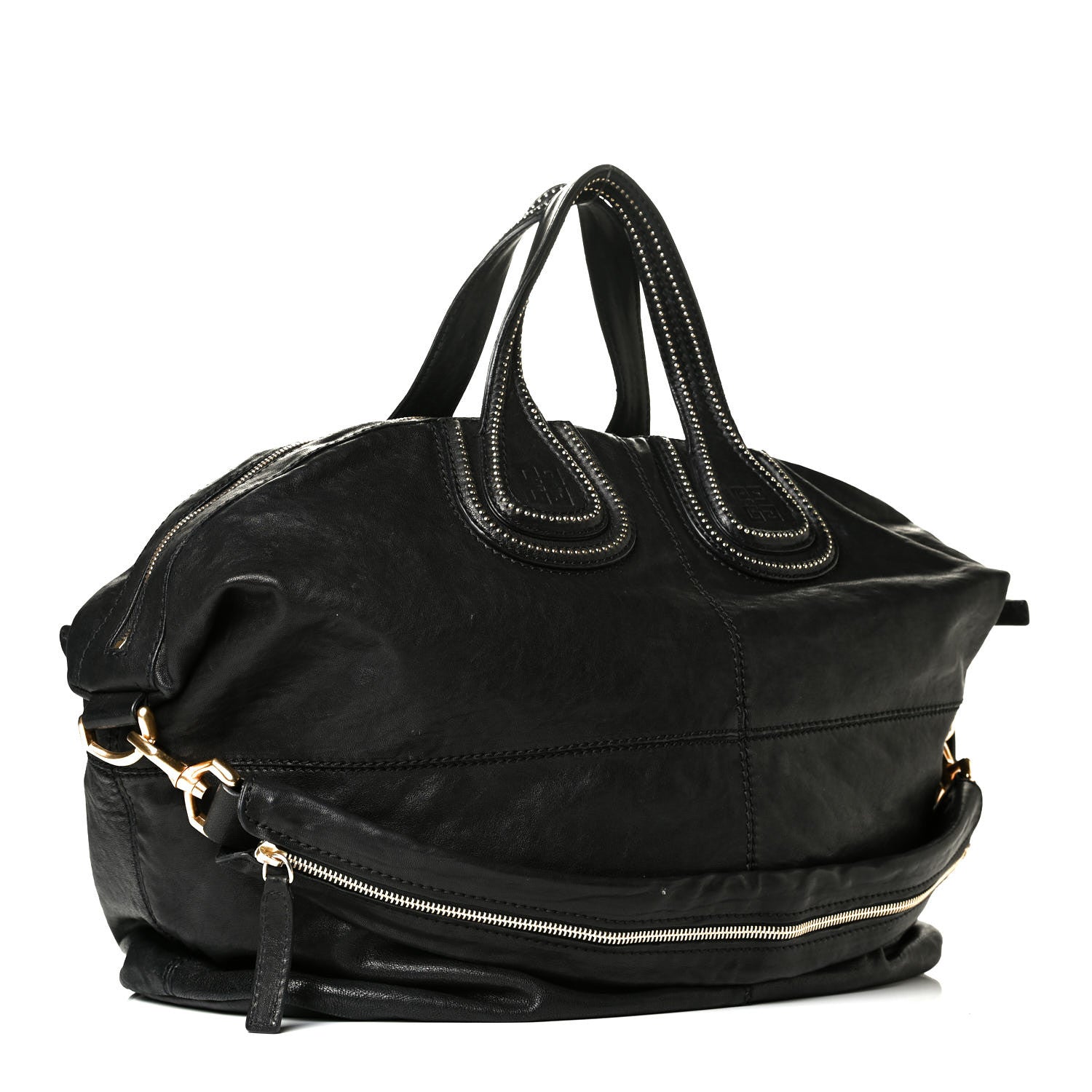 Givenchy Lambskin Studded Nightingale Black 2 of 8
