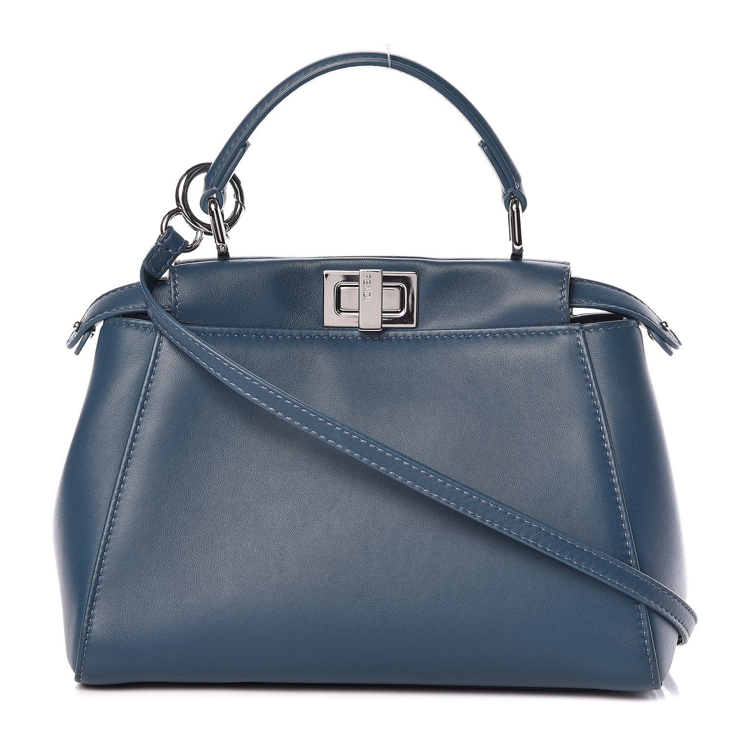 Nappa Mini Peekaboo Iconic Satchel Pavone
