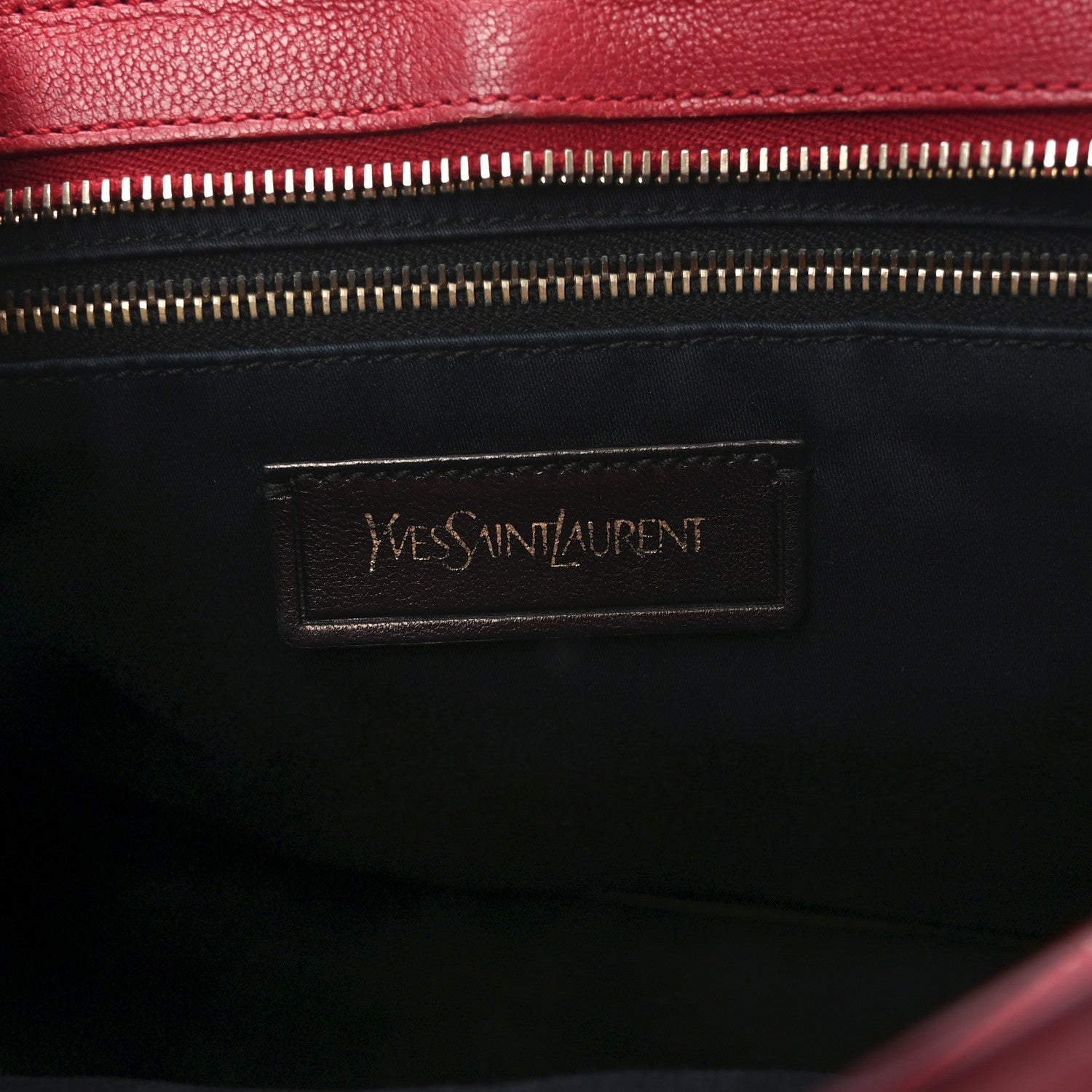 Saint Laurent Sheepskin Small Cabas ChYc Rouge Orient 6 of 10