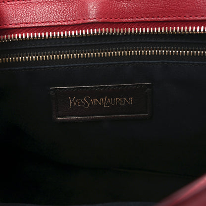Saint Laurent Sheepskin Small Cabas ChYc Rouge Orient 6 of 10