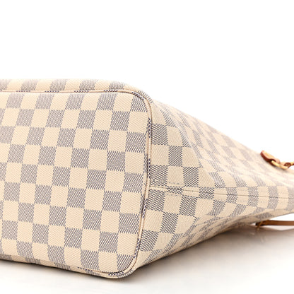 Louis Vuitton Damier Azur Neo Neverfull MM Rose Ballerine 11 of 11