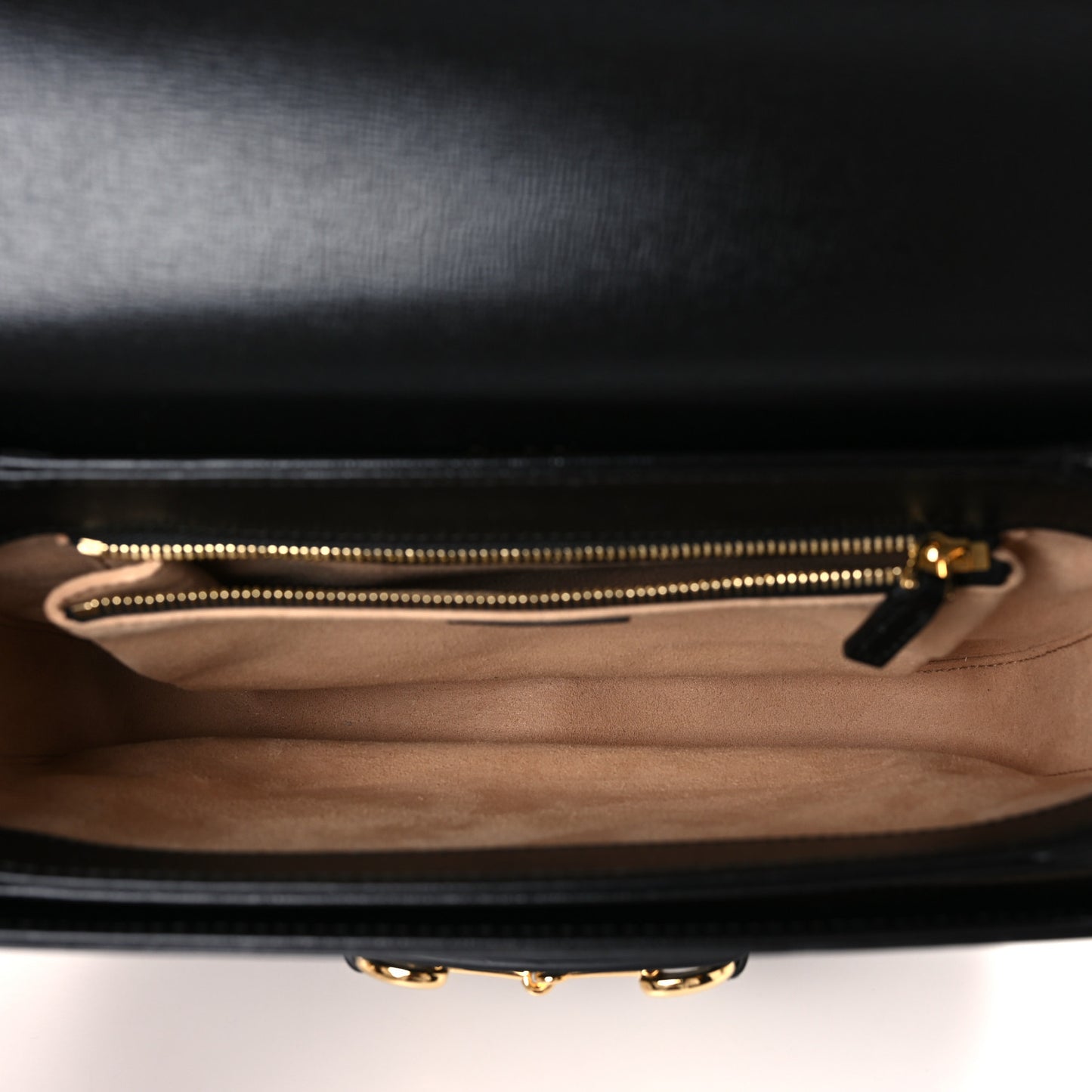 Azalea Calfskin Horsebit 1955 Shoulder Bag Black