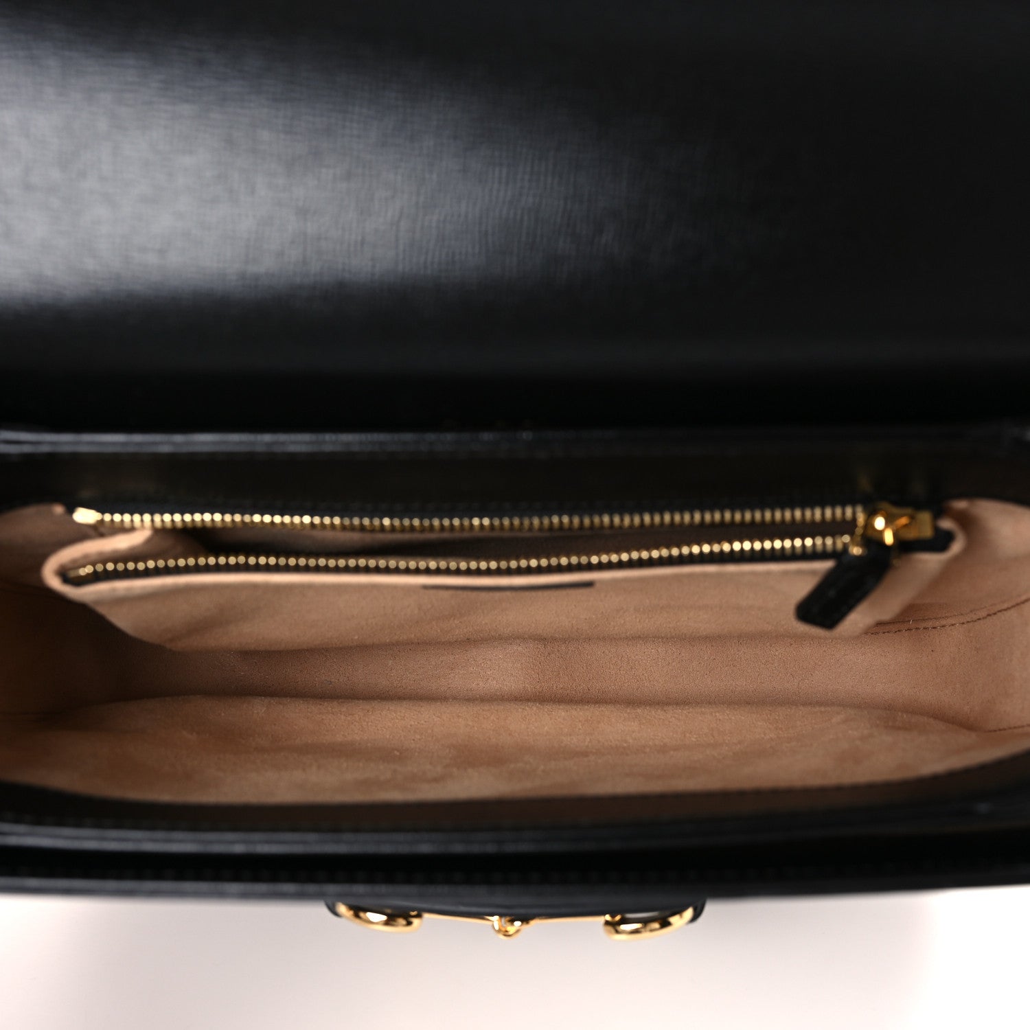 Gucci Azalea Calfskin Horsebit 1955 Shoulder Bag Black 4 of 8