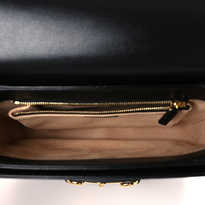Gucci Azalea Calfskin Horsebit 1955 Shoulder Bag Black 4 of 8