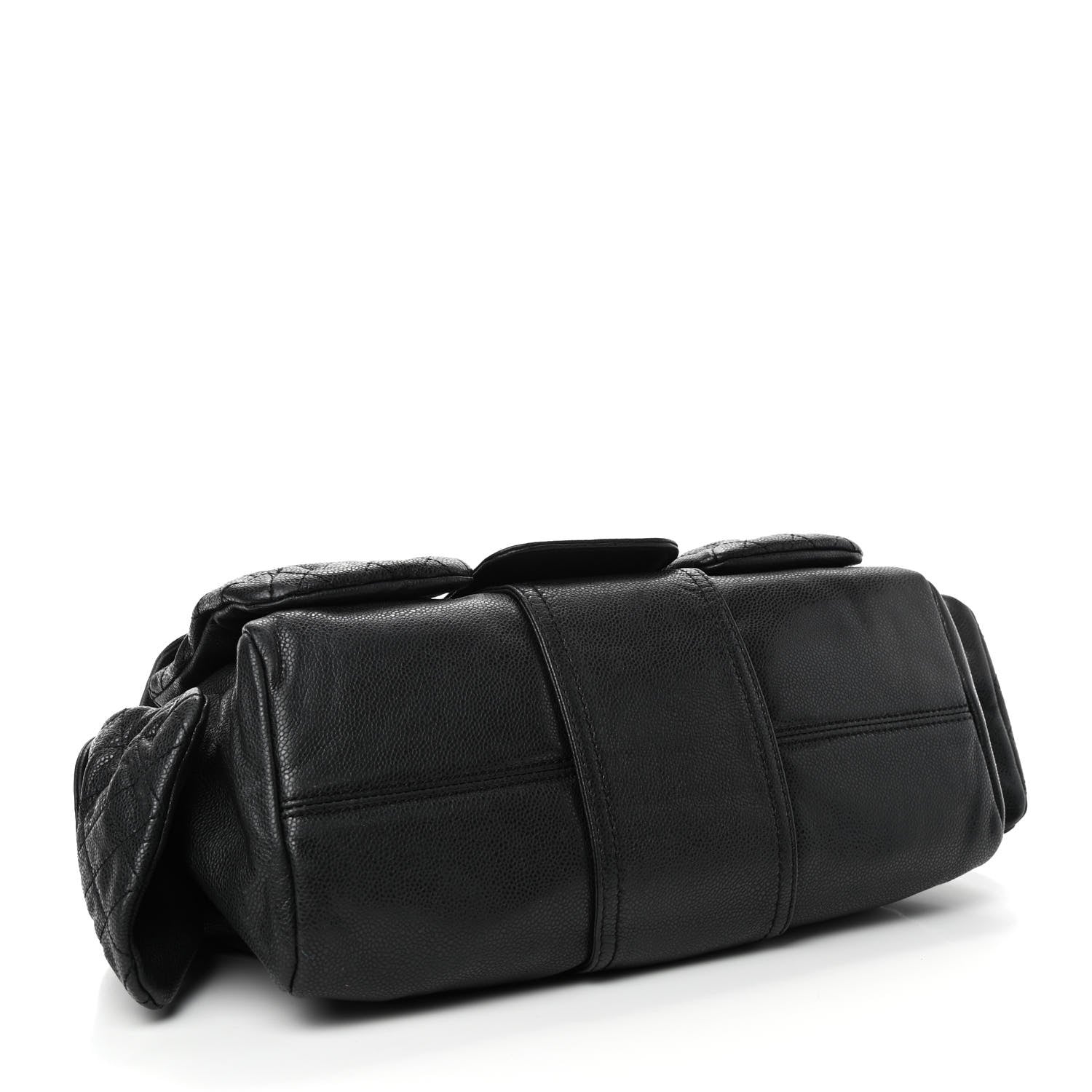 Chanel Caviar Quilted Mademoiselle Satchel Black 3 of 4