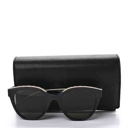 Chanel Acetate CC Butterfly Sunglasses 5414-A Black 8 of 8