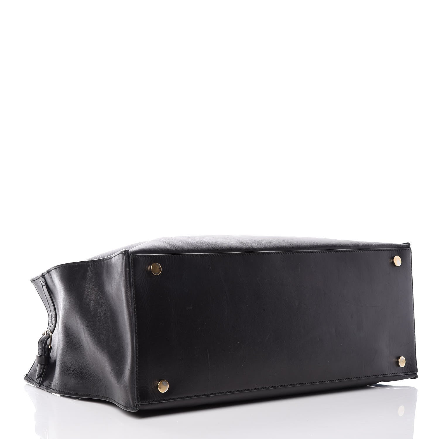 Balenciaga Calfskin Elaphe Snakeskin Padlock Nude Work S Top Handle Black 5 of 11