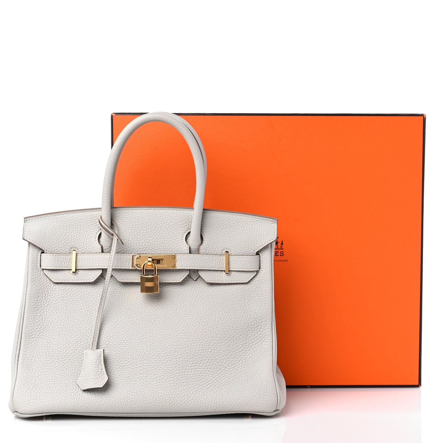 Togo Birkin 30 Gris Perle