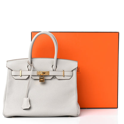 Hermes Togo Birkin 30 Gris Perle 12 of 12