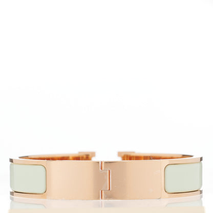 Hermes Enamel Narrow Clic Clac H Bracelet PM Vert Fizz 2 of 4