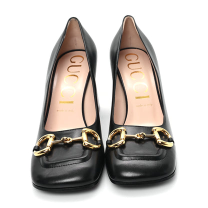 Gucci Malaga Kid Horsebit 75mm Pumps 41 Black 3 of 10