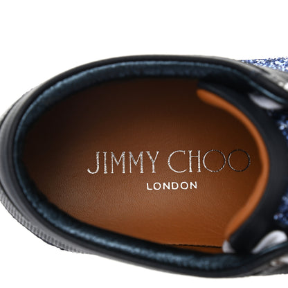 Jimmy Choo Glitter Miami Sneakers 36.5 Blue 7 of 10