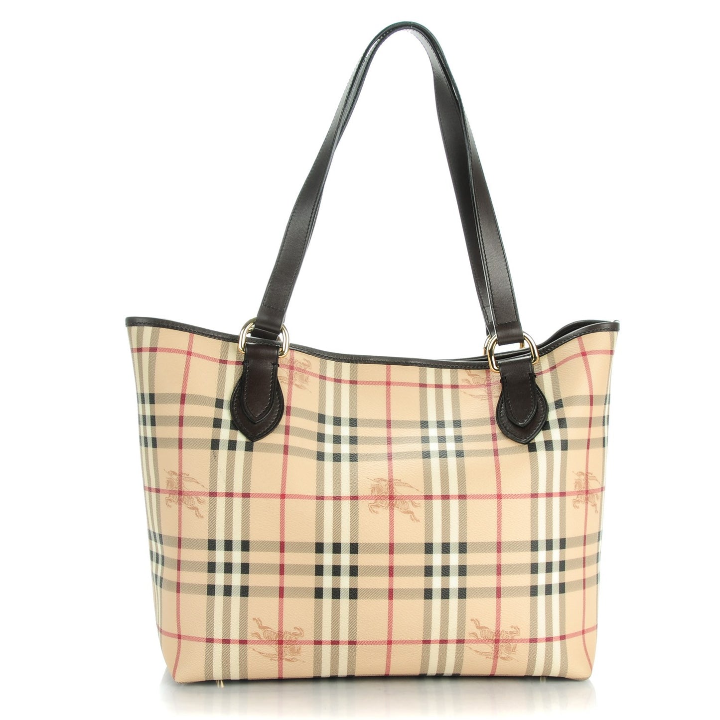 Haymarket Check Large Nick Tote Chocolate