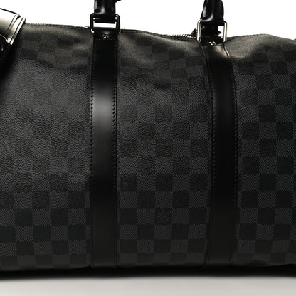 Louis Vuitton Damier Graphite Keepall Bandouliere 45 7 of 9