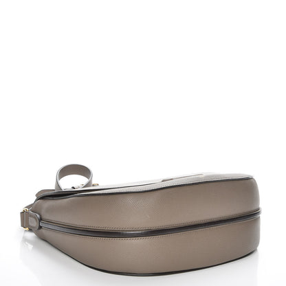 Celine Grained Calfskin Medium Trotteur Taupe 4 of 7