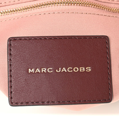 Marc Jacobs Calfskin The J Marc Shoulder Bag Burgundy 6 of 10