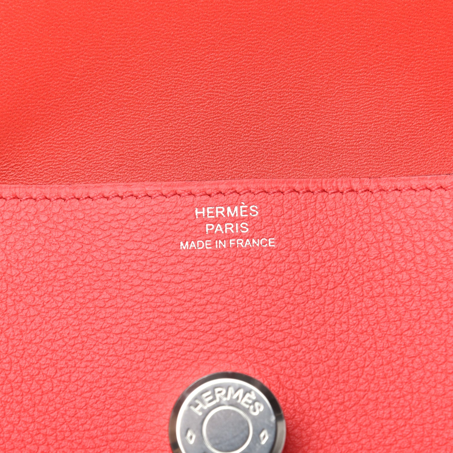 Hermes Togo Dogon Card Case Rose Texas 6 of 8