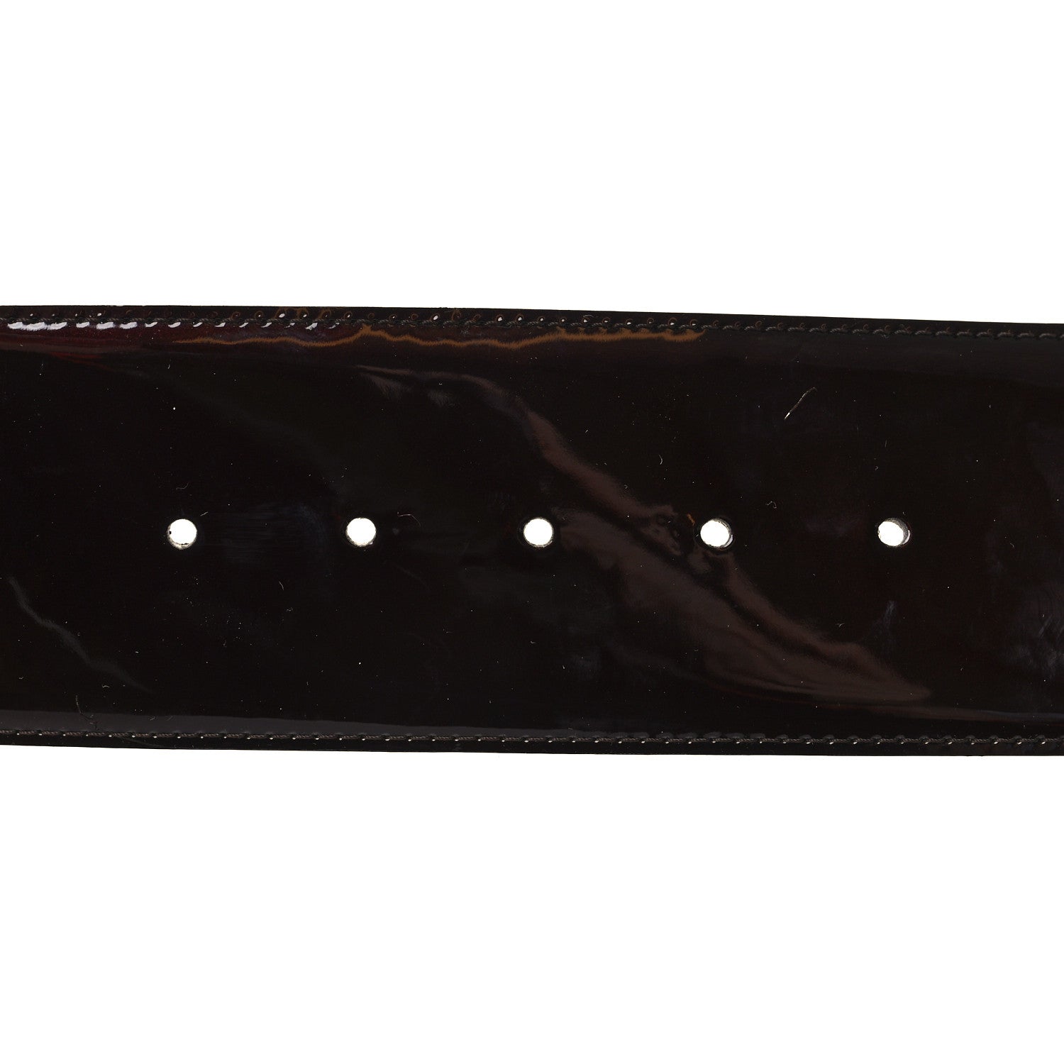 Louis Vuitton Patent LV Facettes Belt 85 34 Amarante 3 of 8