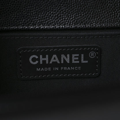 Chanel Caviar Quilted Medium Boy Flap Black 6 of 10