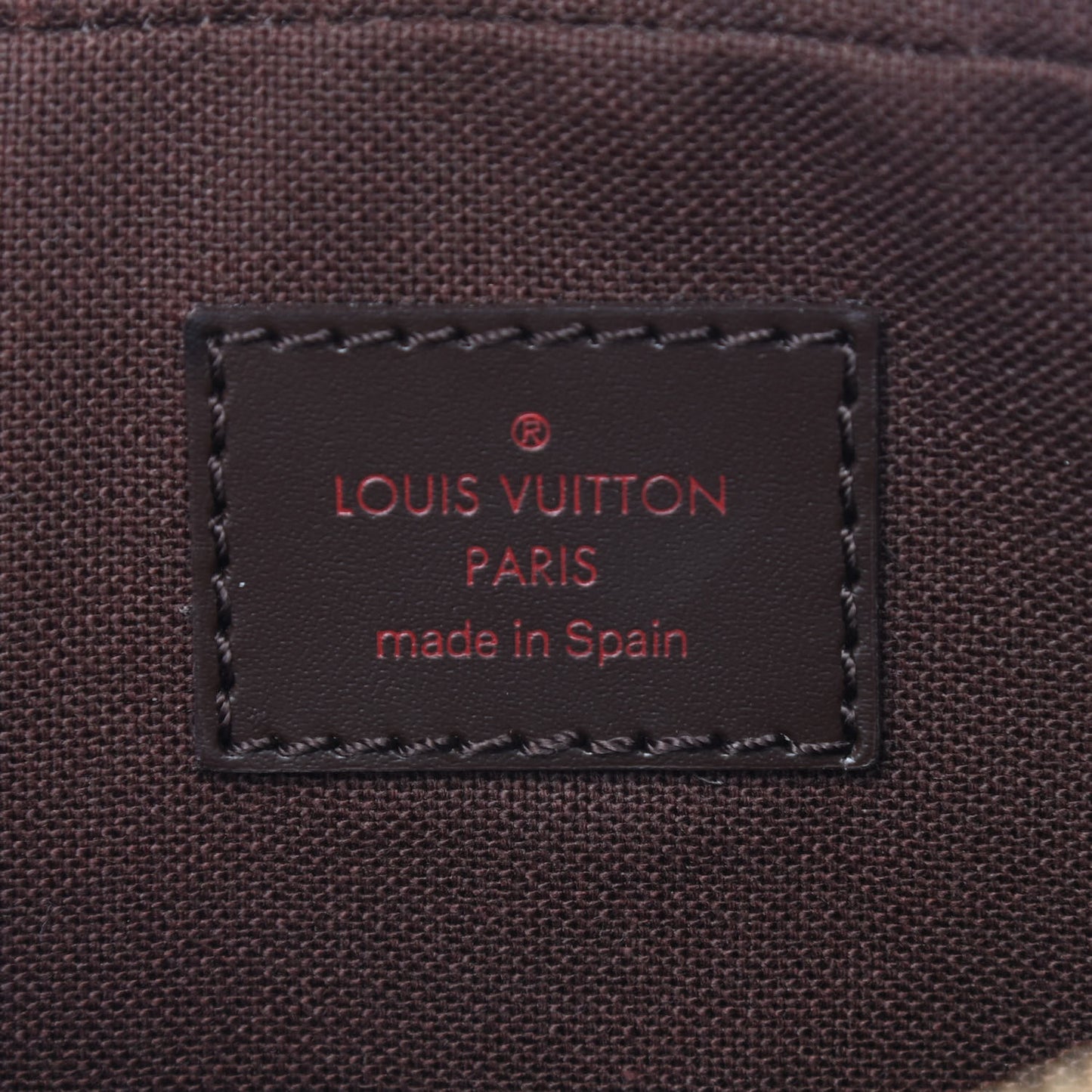Damier Ebene Brooklyn Bum Bag